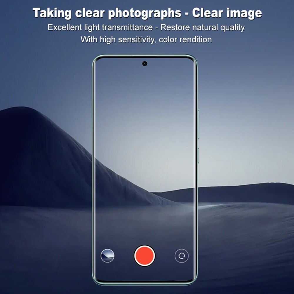 Folie Camera pentru Xiaomi Redmi Note 14 Pro - Techsuit Full Camera Glass - Black