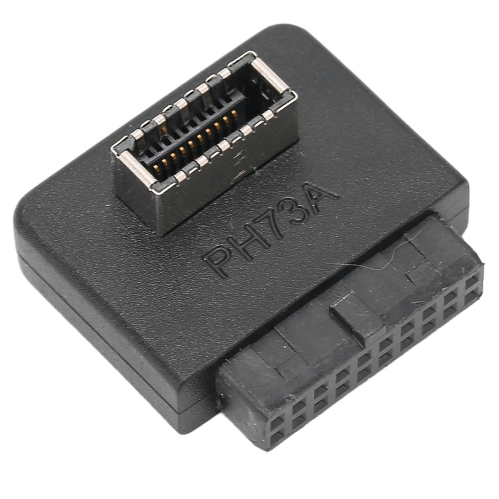 USB előlapi adapter 20 tűs E TYPE, Mmgoqqt, ABS-hez