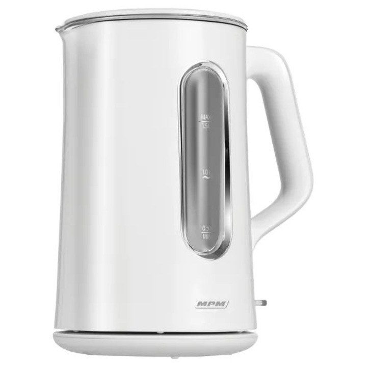 MPM MCZ-126/B 1850-2200 W, 1.5 l, dupla falú Fehér-Inox vízforraló