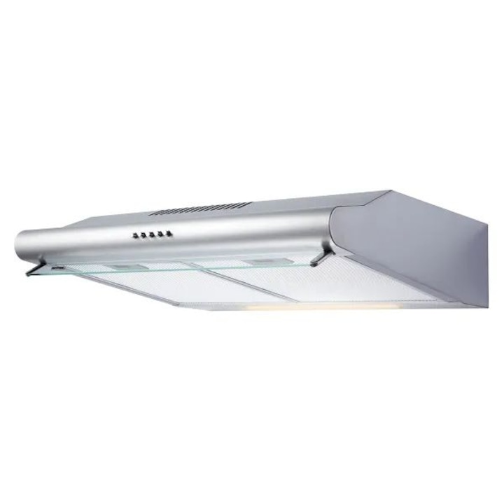 Hota PG208-60 IN, 2 motoare, cu dubla iesire (sus sau inapoi), Latime 60cm, Inox, Airfan