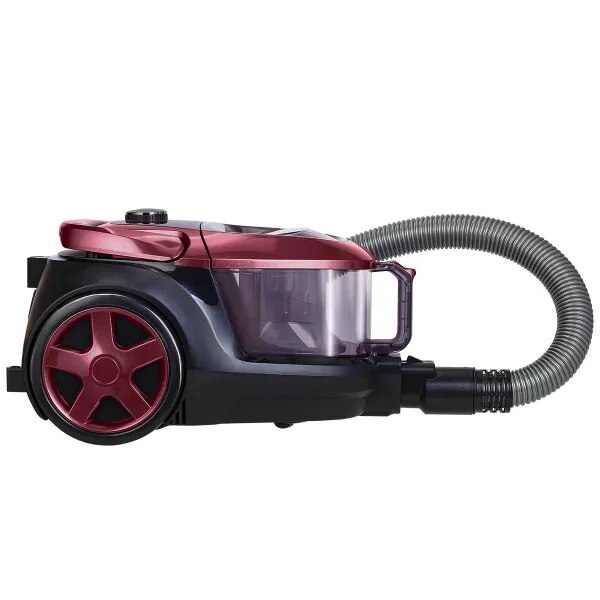 Aspirator MPM MOD-61 850 W, 2,5 l, HEPA 13 Negru-Rosu fara sac de praf
