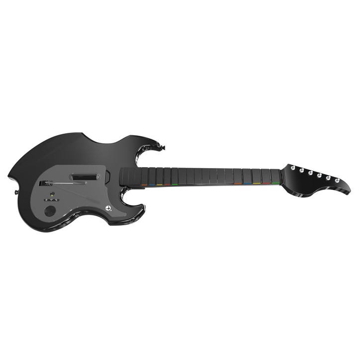 PDP Riffmaster, Xbox Series X, S, Xbox One, PC, Fekete, Vezeték nélküli, Gitár vezérlő
