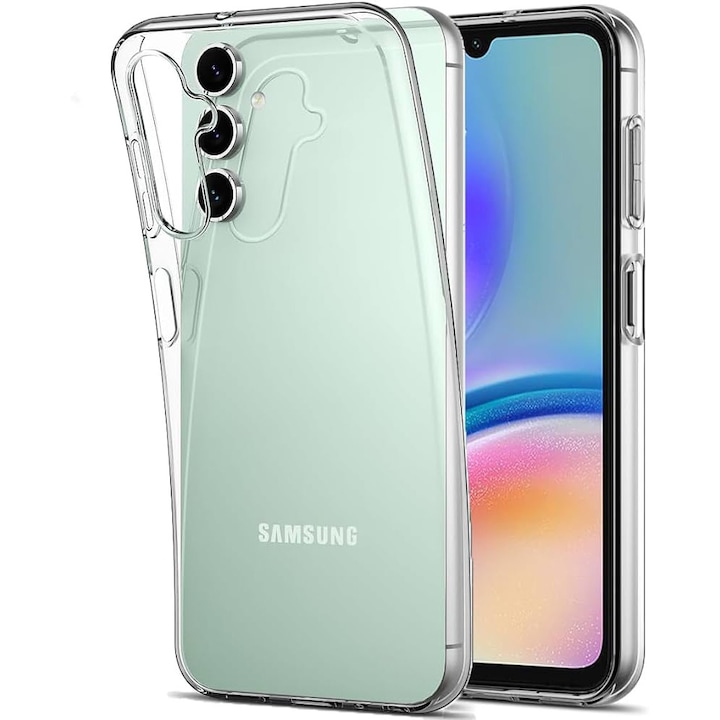 Тънък силиконов калъф, Planet Tech съвместим със Samsung Galaxy A16 4G / A16 5G, Прозрачен