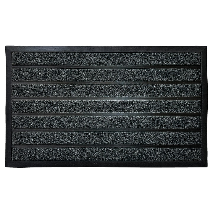 Pres intrare line 45x75 negru, Carpetino