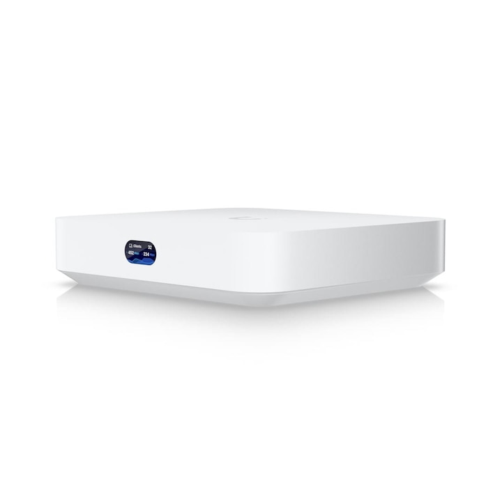 Ubiquiti UniFi Cloud Gateway Max router, 4 Ethernet port, 512 GB SSD, fehér, 141,8x127,6x30 mm