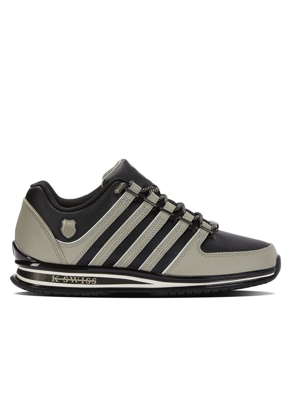 Pantofi barbati Rinzler, K-Swiss, Sintetic, Negru/Gri, 43 EU