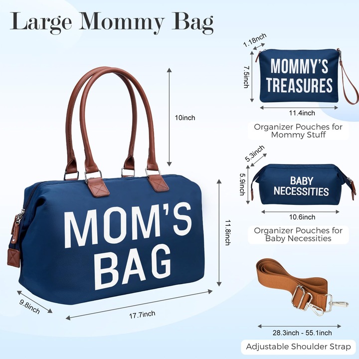 Geanta scutece Lycenxi – buzunare laterale