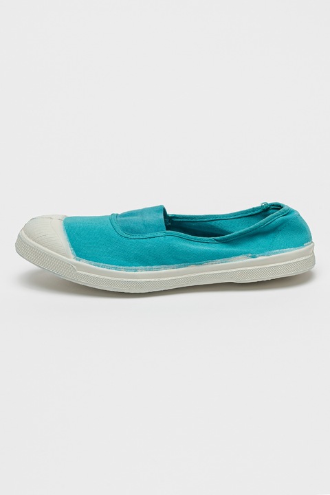 Bensimon, Pantofi sport slip-on de panza, Albastru deschis
