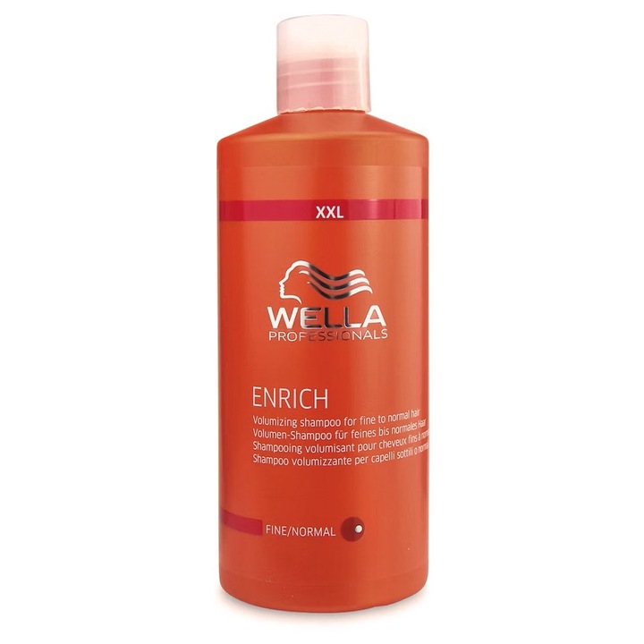 Sampon Wella Professionals Enrich, hidratant pentru par cu structura subtire/normala, 500 ml