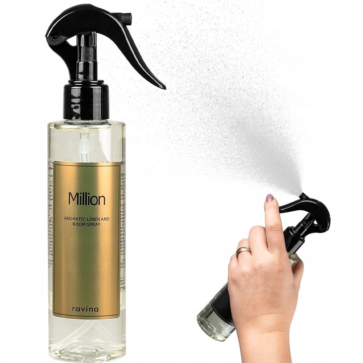 Odorizant de Aer Room Spray Ravina One Milion R007, 200ml, Aur