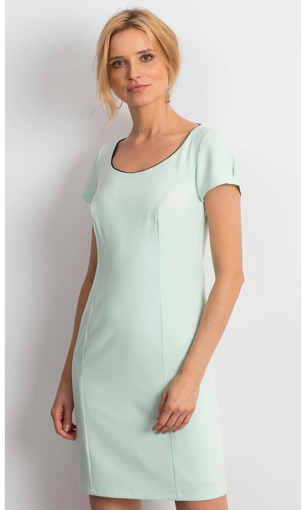 Rochie, Nuance, NU-SK-9971-31P, Viscoza, Menta, 36