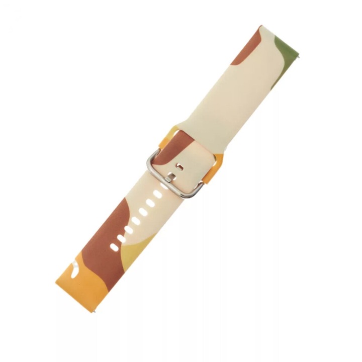 Съвместима каишка за смарт часовник Huawei Watch GT 5 (46 mm) - Каишка Moro цвят 16 цветна силиконова каишка (ширина на каишката: 22 mm)