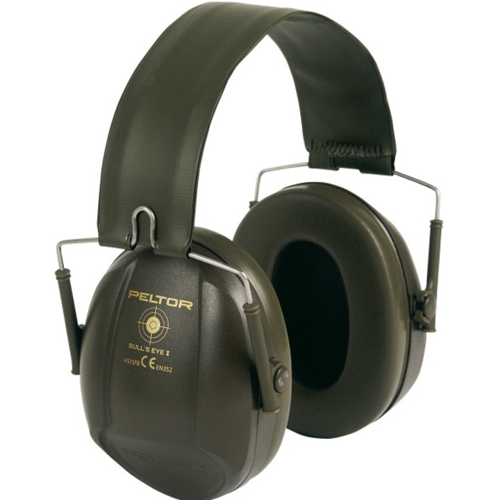 Casti protectie 3M™ PELTOR™ Bull's Eye I, verzi, pliabile, H515FB-508-GN
