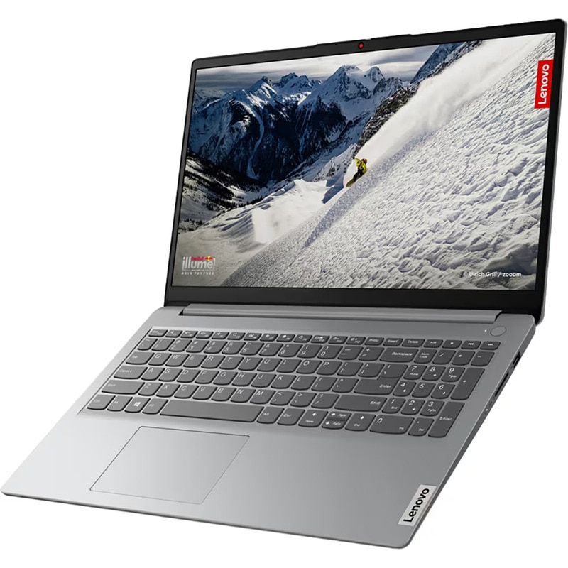 Laptop Lenovo cu procesor AMD Ryzen™ 7 5700U pana la 4.3GHz, 8 nuclee, 15.6", Full HD, 32GB DDR4, SSD 2000 GB, AMD Radeon™ Graphics, No OS, Cloud Grey