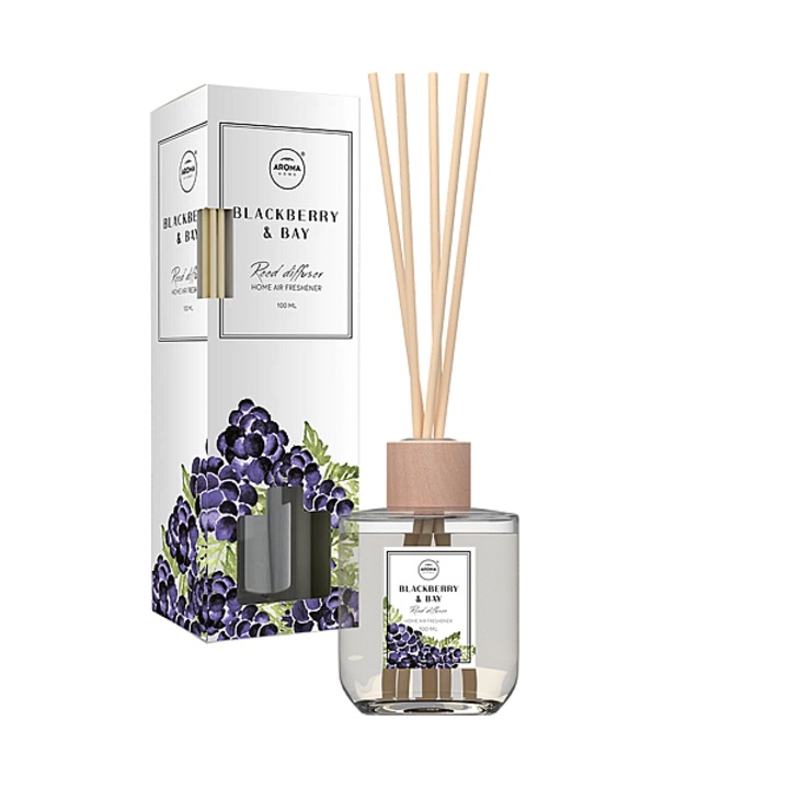 Odorizant camera cu betisoare BLACKBERRY&BAY AromaCar 100ml