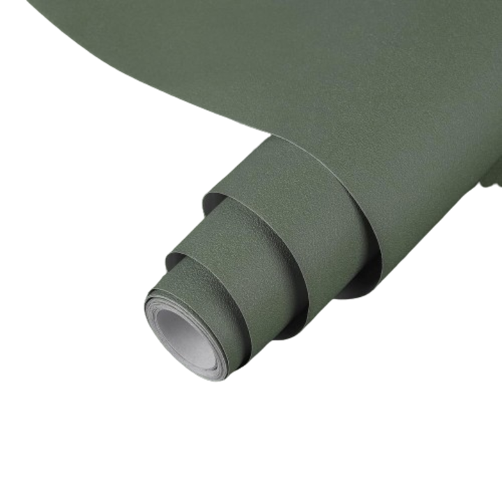 Autocolant Hode verde mat pentru mobila si decor, protectie impermeabila, 60 x 300 cm, tapet verde inchis