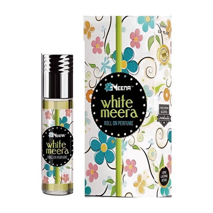 MEENA White Meera parfüm, keleti, édes illat, 8 ml