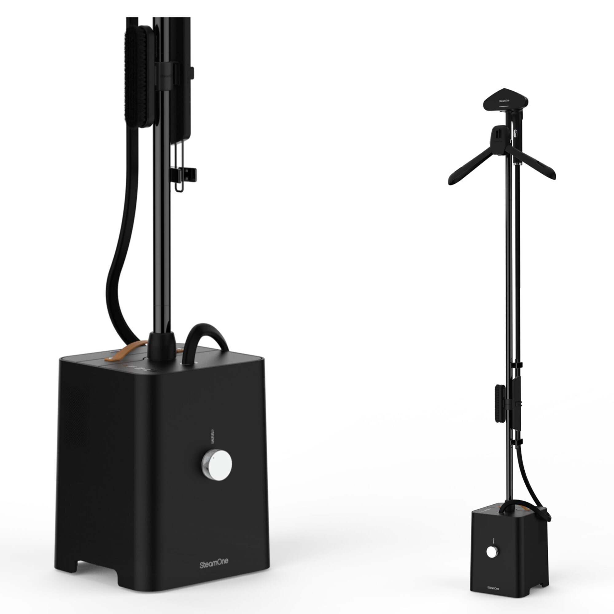Aparat de calcat vertical 2900W 2.5 litri STEAMCUBE L.23.2 l.36 H.48.7 negru