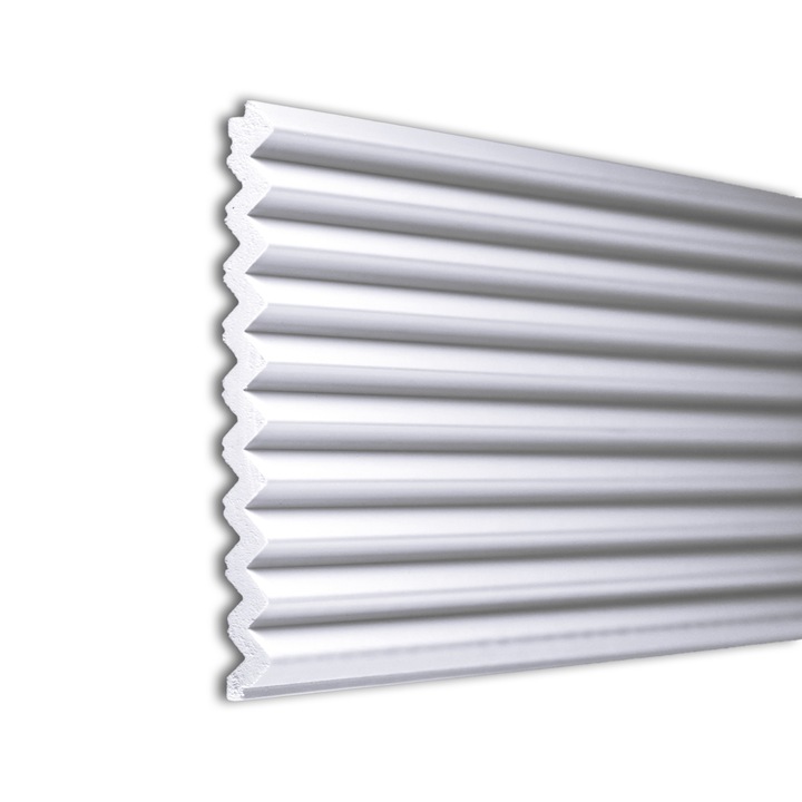 Riflaj decorativ din polimer dur, D 414-301, 290 x 20 x 1 cm