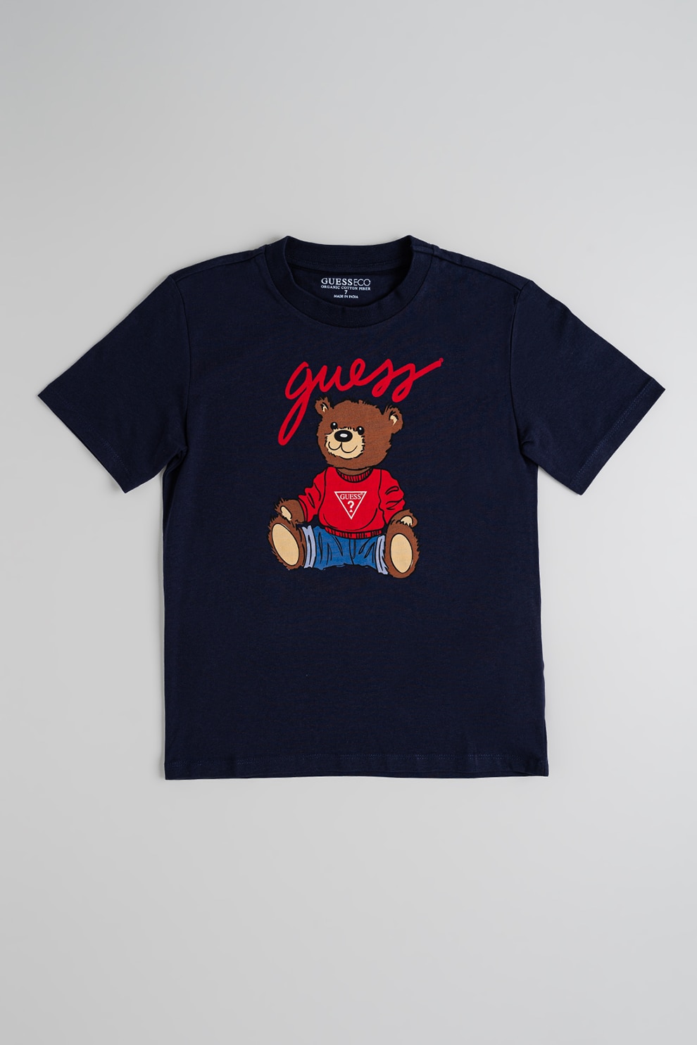 GUESS KIDS, Tricou cu imprimeu grafic, Rosu, Maro, Bleumarin, 147-157 CM