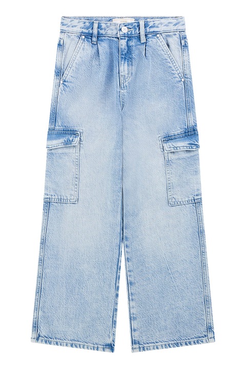 Guess Kids, Bő szárú farmernadrág, Világoskék, 130-134 CM