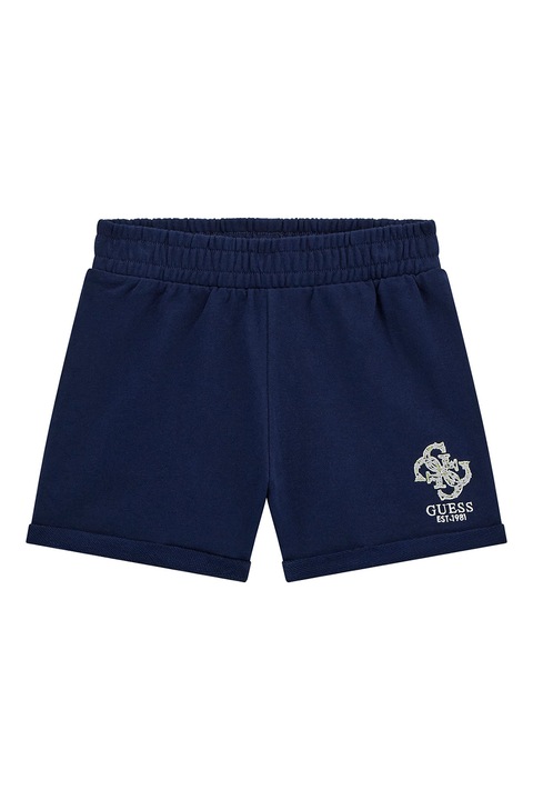 Guess Kids, Logós pamut rövidnadrág, Tengerészkék