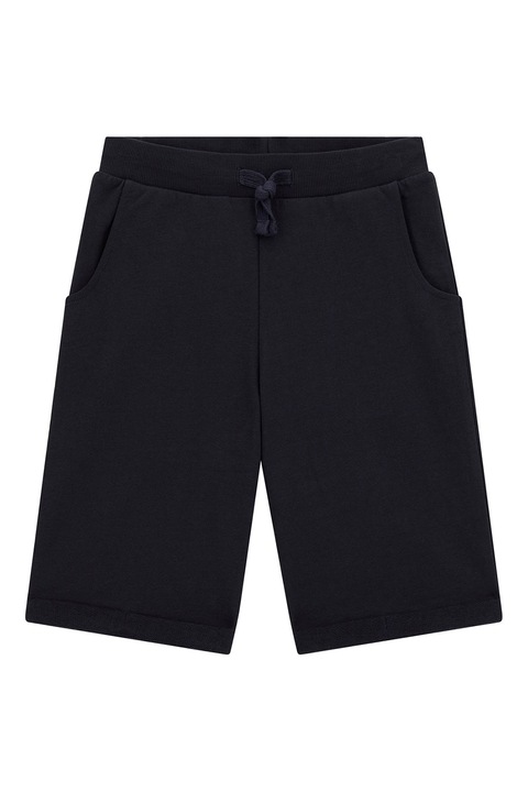 GUESS KIDS, Bermude din bumbac cu buzunare, Negru stins