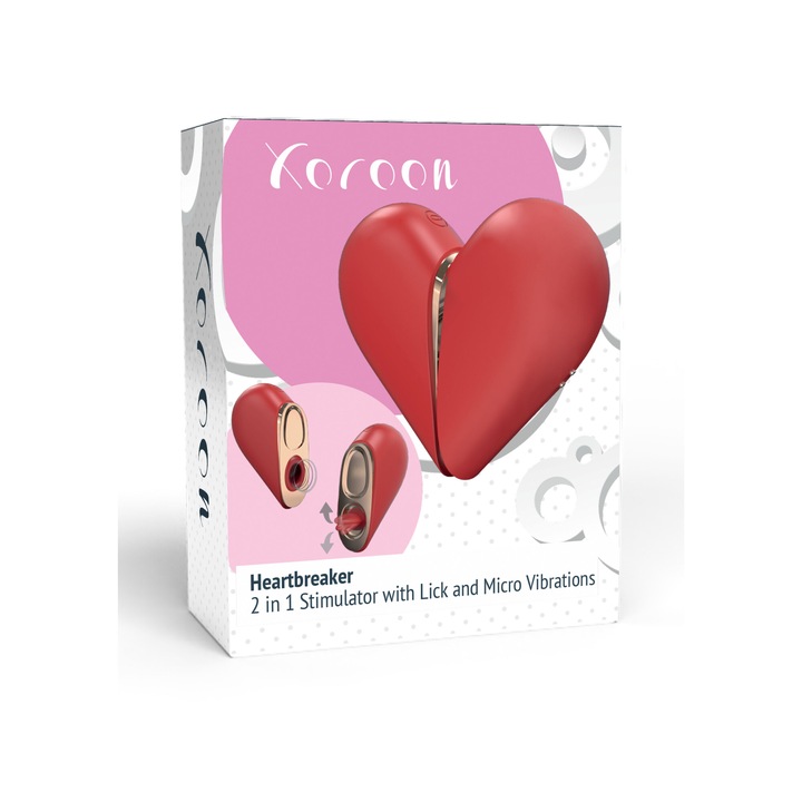 Стимулатор за клитор и зърна 2-in-1 Heartbreaker