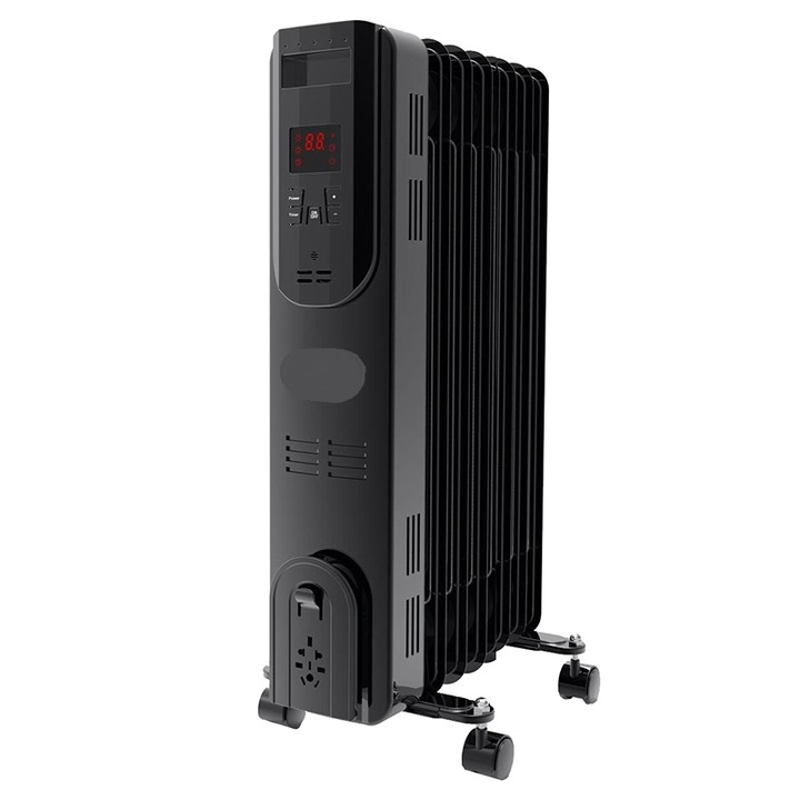 Маслен радиатор 7 елемента 1500W 3 степени на топлина