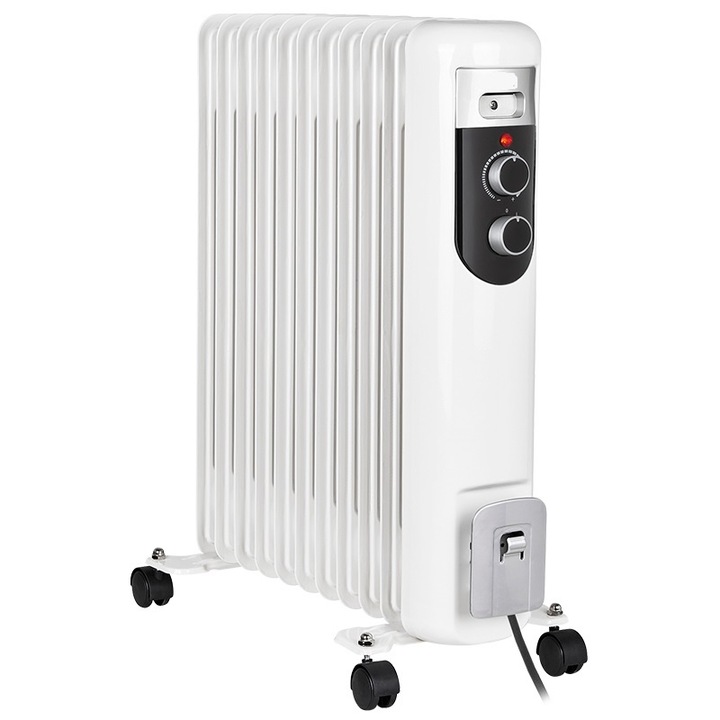Маслен радиатор 11 елемента 2500W 3 степени на топлина