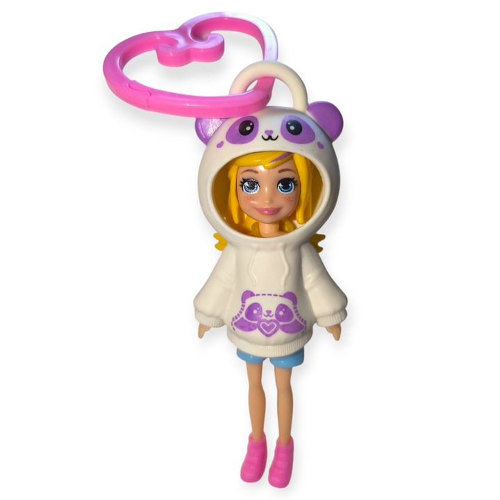 Mattel Polly pocket mini baba panda mintás pulóverben