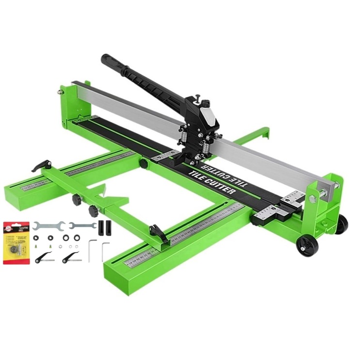 Cutter pentru faianta, 80 Cm, manual, suprafata de lucru metalica, otel, ZAXER®