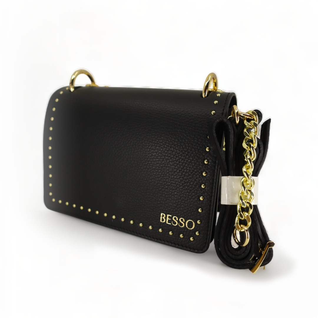 Geanta de mana din piele naturala Incanto Cittadino Neagra