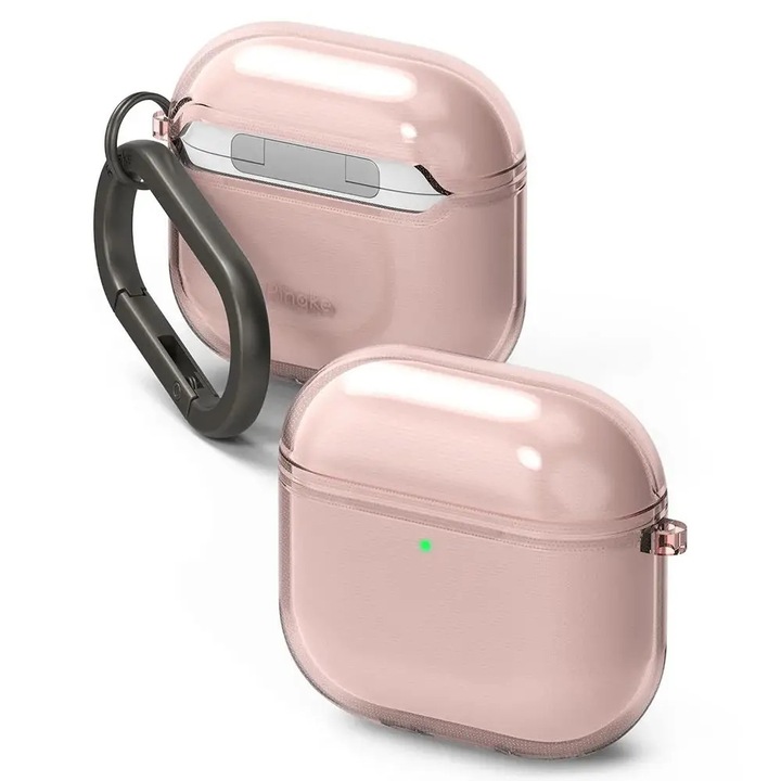 Carcasa Ringke Air compatibila cu Apple AirPods 4 Pink