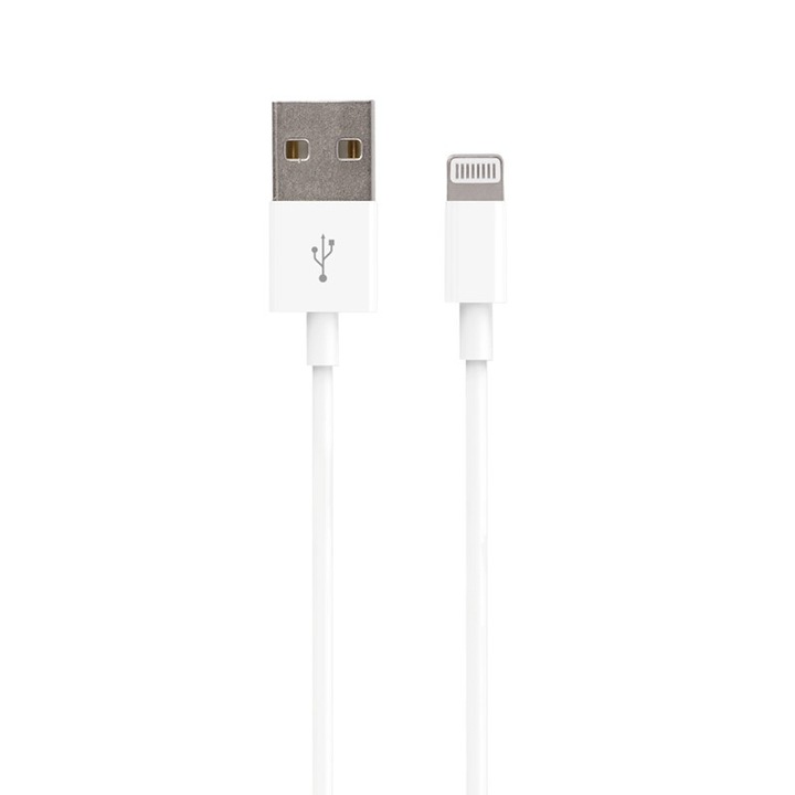 Cablu USB-Lightning 3.0 m 1A Forever white