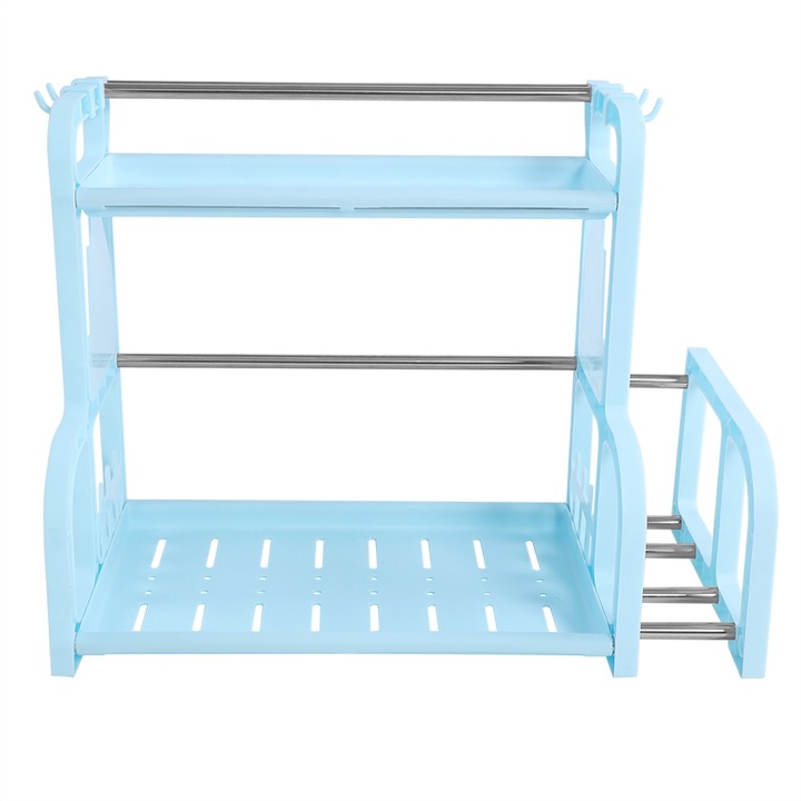 Konyhai tároló polc, Jormftte, 2 rétegű, kék