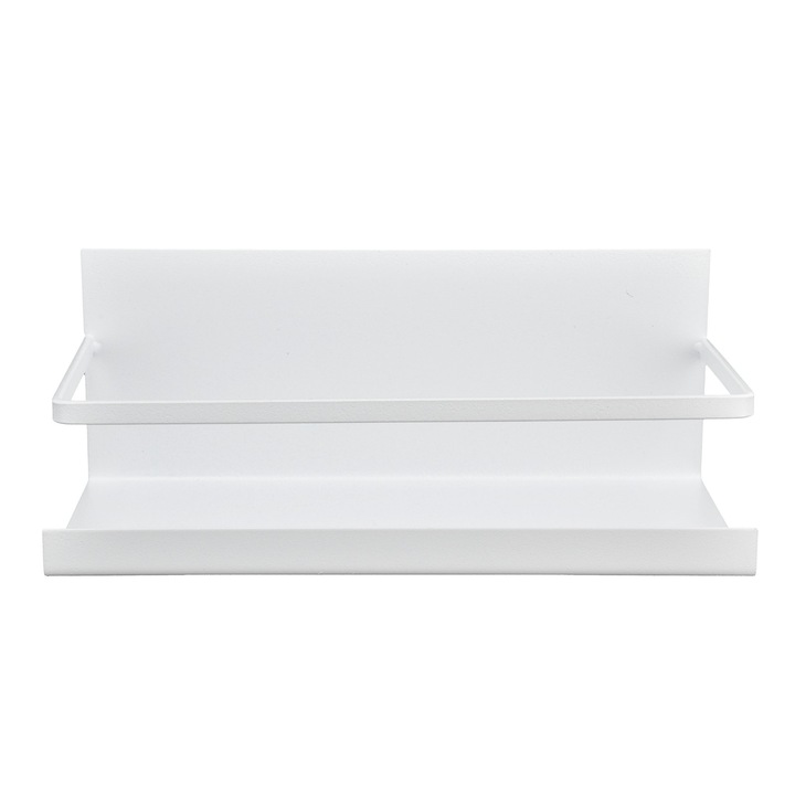 Jormftte mágneses fűszertartó polc, 5kg, fekete, fúrás nélkül