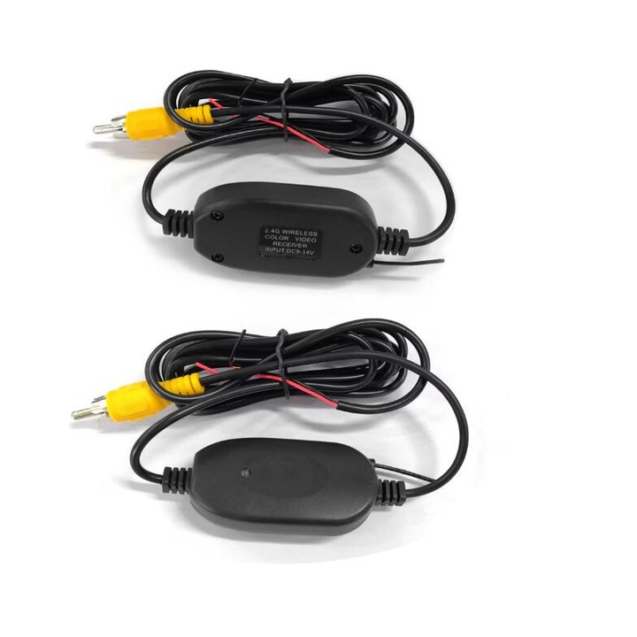 Kit Transmitator si receptor Wireless 2.4G pentru camera marsarier si monitor auto