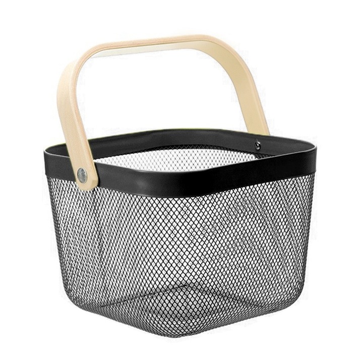 Gyümölcsszűrő, Jormftte, fém, kényelmes fogantyúk, kopásálló, fekete