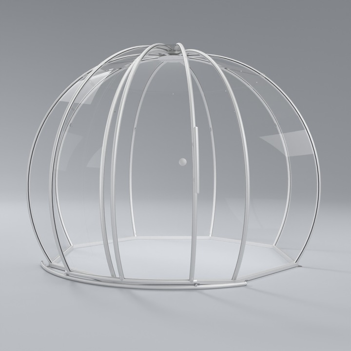 Igloo Astreea MAX, Policarbonat, usa glisanta, iglu super-premium, complet aluminiu, dimensiune M