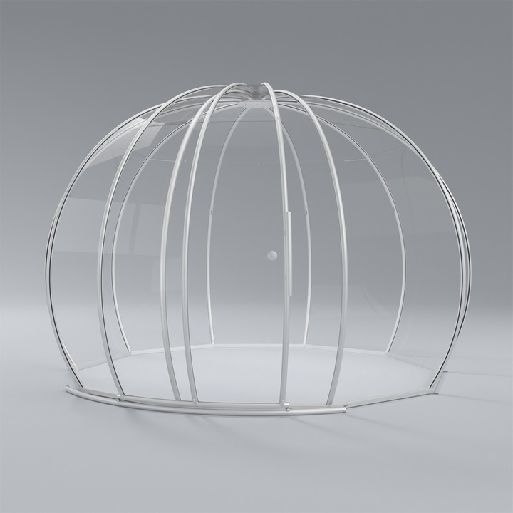 Igloo Astreea MAX, Policarbonat, usa glisanta, iglu super-premium, complet aluminiu, dimensiune L