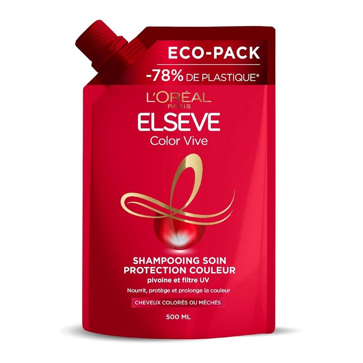 Sampon rezerva pentru par vopsit, 500 ml, L'Oreal Paris