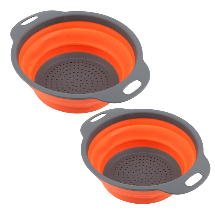 2 darabos szilikon szűrőkészlet, Jormftte, narancssárga, tartós