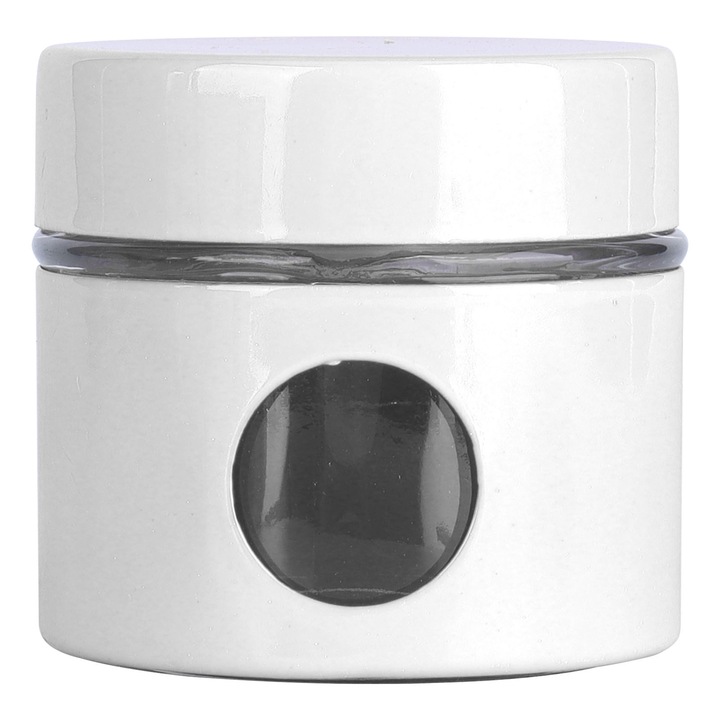 Jormftte üveg és vas kávébab tartály