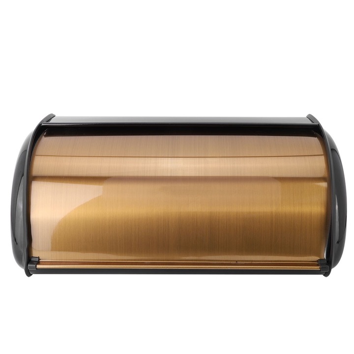 Arany retro fém kenyérkosár, nagy kapacitású konyhai tárolóedény