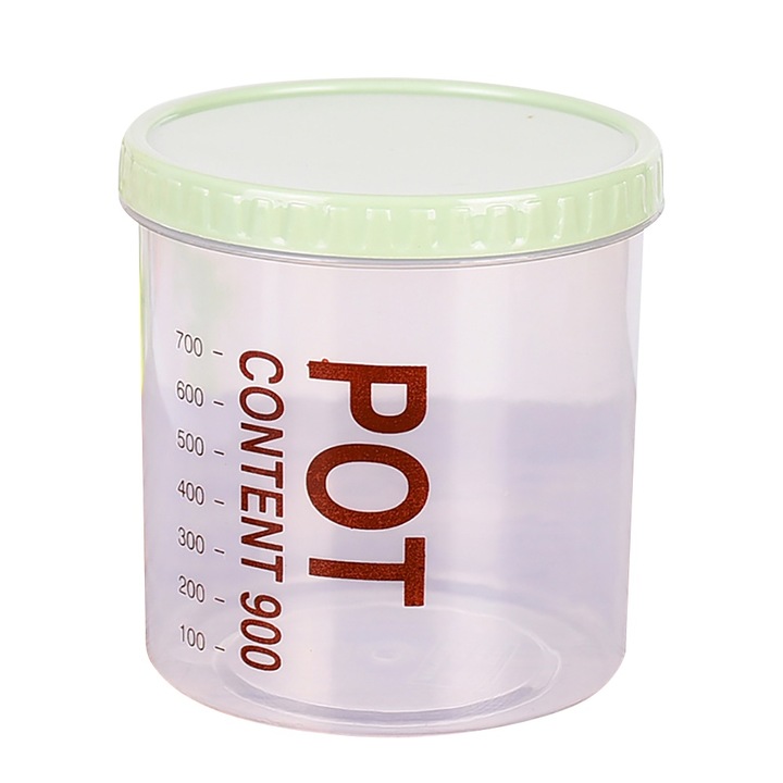 Jormftte élelmiszertároló doboz, szett, átlátszó, légmentesen záródó, gabonafélékhez, babhoz, diófélékhez, 1,5L