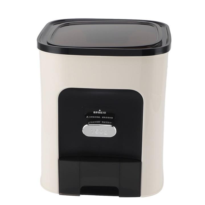 Konyhai rizses vödör PET és PP, multifunkcionális megvastagított gabonatároló vödör, kis méret, 6 kg