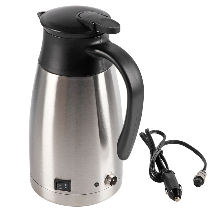 Fierbator pentru ceai Capac etansat din inox, 304 Capacitate 2L, Maner portabil Curatare usoara, rose gold
