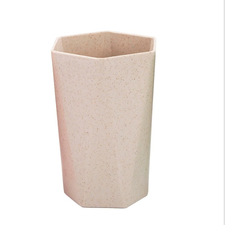 Búzaszalma bögre, Jormftte, multifunkcionális, bézs, könnyű