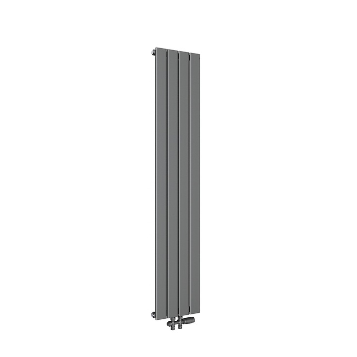 Radiator, Placa verticala, Un singur strat, Cu supapa, Anthracite gray, 1600×311mm